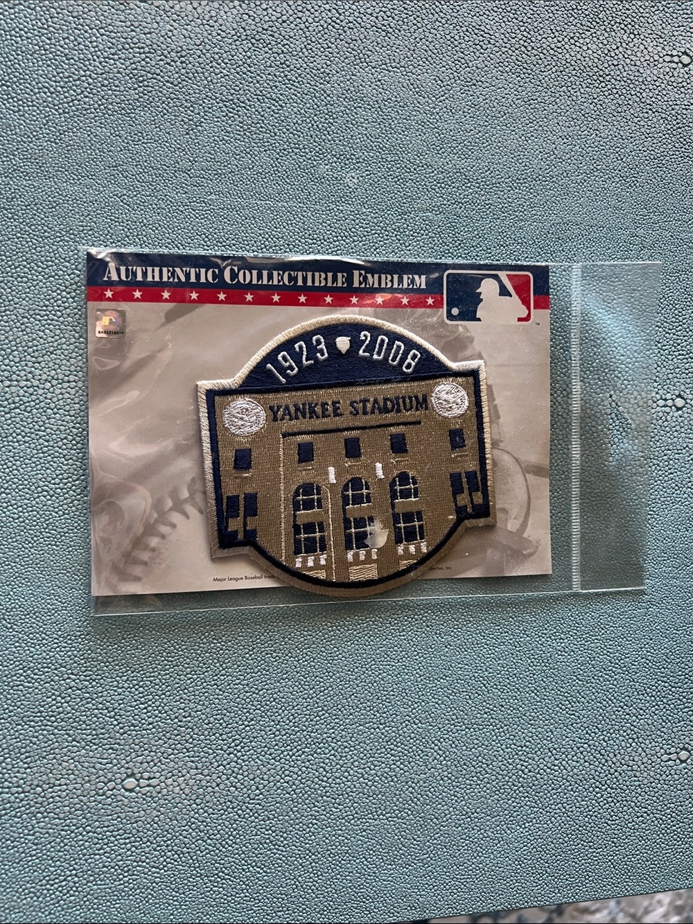 MLB Yankee Stadium 1923-2008 Commemorative Patch - Navy and Cream